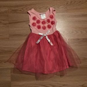 Pink flower dress